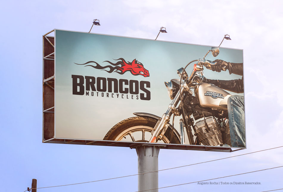 Logotipo Broncos Motorcycles